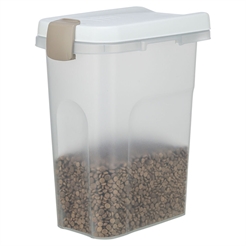 Feed Bucket Transparent White 3 storlekar